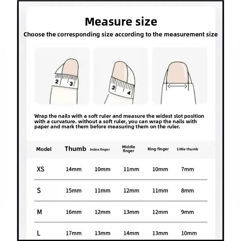 1004- Handmade press on nails fake nails removable
