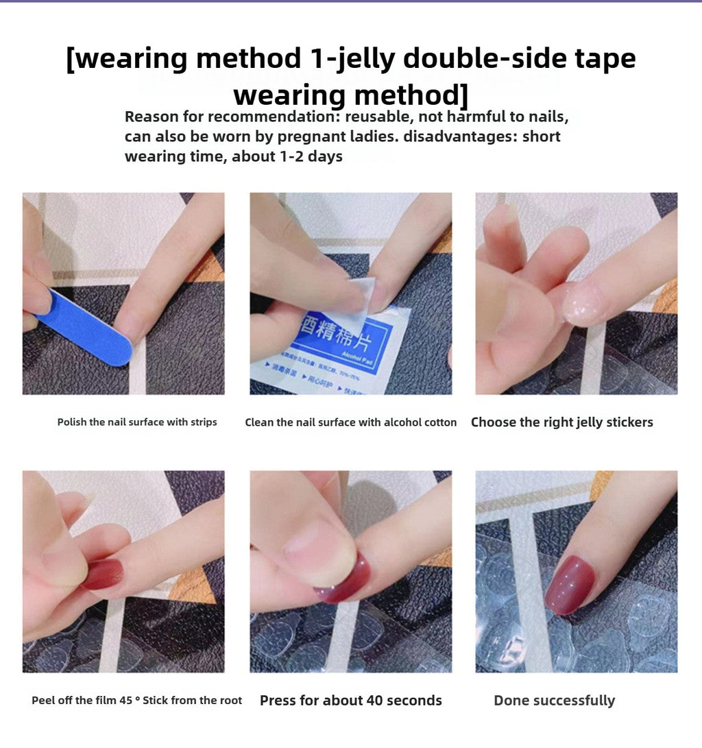 0952- Handmade press on nails fake nails removable